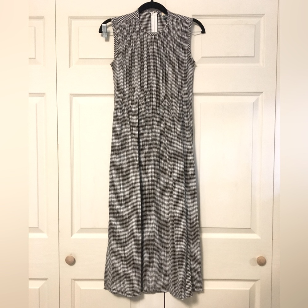 Vintage Coldwater Creek Gingham Maxi Dress